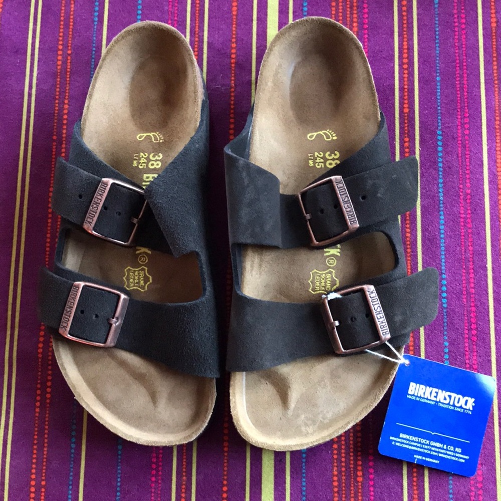 Never before worn Arizona style Birkenstock’s